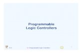 Programmable Logic Controllers - Advanced Robotics Centreguppy.mpe.nus.edu.sg/anpoo/IA/PLC.pdf · 2009. 1. 5. · Programmable Logic Controller The input program (e.g. ladder diagram)