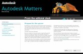 Autodesk Matters...Autodesk CAD Design enforces data rules, drawing and internal standards on Ergon Energy’s external designers, encourages the use of AutoCAD as the primary design