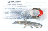 20190807 VERTEX PLUS Flyer - Vectronic Aerospace · 2020. 6. 4. · VERTEX PLUS - for advanced wildlife studies GPS Collars made in Germany since 2000 ŸRecording of up to 365.500