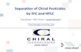 Separation of Chiral Pesticides by SFC and HPLC · 2014. 10. 6. · Separation of Chiral Pesticides by SFC and HPLC 1 Tong Zhang(1), Pilar Franco(1), Joseph Barendt(2) (1) Chiral