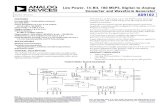 Low Power, 14-Bit, 180 MSPS, Digital-to-Analog Converter ......Low Power, 14-Bit, 180 MSPS, Digital-to-Analog Converter and Waveform Generator Data Sheet AD9102 Rev. A Document Feedback