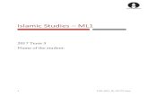Islamic Studies – ML1 · 2018. 4. 7. · 1 TAD_ML1_IS_2017T3.docx Islamic Studies – ML1 2017 Term 3 Name of the student: 1 TAD_ML1_IS_2017T3.docx 4 9 B a s i c s o f I s l a m