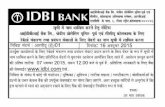March 06,2015 upto 3 PM. - IDBI Bank€¦ · Empanelment of Vendors for providing Record Storage and Management Services Document Control Sheet Tender Reference Tender ref: ... Dhulagar,