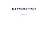 Financial Statements of Route1 Inc...The Company has three operating segments: Route1 Inc. and Route 1 Security Corporation, Group Mobile Int’l, LLC (“GMI”) and Portable Computer