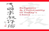 Religions & Christianity in Today's China · 2017. 3. 13. · Religions & Christianity in Today's China, Vol. VII, 2017, No. 1, p. 2, ISSN: 2192-9289 · . 2. Editorial. Dear Readers,
