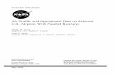 Air Traffic and Operational Data on Selected U.S. Airports ......NASA/CR- 1998-207675 Air Traffic and Operational Data on Selected U.S. Airports With Parallel Runways Thomas M. Doyle