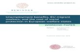 Unemployment benefits, EU migrant workers, and the cost of … · 2019. 9. 2. · Unemployment benefits, EU migrant workers, and the cost of social protection in European welfare