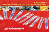 CANNON ... Cannon-Fenske, Cannon-Ubbelohde, and Cannon-Ubbelohde Dilution Viscometers Size Approx. constant,