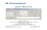 User Manual - Nanotec Electronic USUser Manual NanoPro Control software for stepper motor controls and Plug & Drive motors (valid from version 1.60.0.0) NANOTEC ELECTRONIC GmbH & Co.