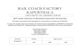 RAIL COACH FACTORY KAPURTHALArcf.indianrailways.gov.in/works/uploads/files/vendor_dir...RAIL COACH FACTORY KAPURTHALA DOCUMENT NO. MDM005 VER 00 RCF Vendor Directory for Mechanical