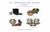 A. Abbott & Sons...2013/01/30  · Display In Office A. Abbott & Sons Bedford Road Rushden To order tel 01933 312142 KEEPSAKE URNS ADULT & INFANT URNS PET URNS COMPANION URNSRed Alloy