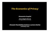 The Economics of Privacy - Hellas...2010/06/28  · Companies that offer privacy enhancing technologies Companies that promise to keep their customers information protected and private
