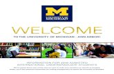 TO THE UNIVERSITY OF MICHIGAN - ANN ARBOR!admissions.umich.edu/assets/docs/intl-admitted-2016.pdfINFORMATION FOR 2016 ADMITTED INTERNATIONAL UNDERGRADUATE STUDENTS TO THE UNIVERSITY