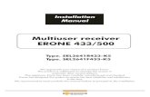 Multiuser receiver ERONE 433/500 - Sklep EC SystemSEL2641R433-K5 S2TR2641E2 - E4 - E2M( Series 024A) ( AM/ASK) SETR2641AM2 ( Series mini AM) SEL2641F433-K5 S2TR2641F2 - F4 - F2M (