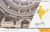 GUJARAT - IBEF · Gujarat. For updated information, please visit According to DPIIT, FDI inflow in Gujarat totalled US$ 26.6 billion between April 2000 and March 2020. in 2019, around