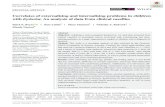 Correlates of externalising and internalising problems in children ... - Nicholas Badcock et al... · 2020. 4. 6. · and Boyes, Tebbutt, Preece, and Badcock (2018) demon-strated