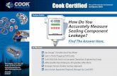 Cook Ce rti fied News and Information from Cook ... · What’s the true cost of packing case leakage? Here’s an example from an Ingersoll Rand KVSR (3 throw) compressor in gas