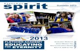 spirit Fletcher · 2020. 6. 22. · Fletcher Academy Administration Terry Pottle, Principal Iva Armstrong, Vice Principal Alumni Officers President - Shawn Collins, ‘87 Vice President