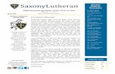 SAXONY LUTHERAN CRUSADERS Principal s Message · 2017. 10. 2. · CRUSADERS October Dates to Remember Inside this issue: School News 2-5 Technology 6 Fast Facts 78 Lunch Menu 9 October