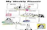 That Dog weekly planner · My Weekly Planner Monday Tuesday Wednesday Thursday Friday Saturday Sunday Coming out soon! Title: That Dog weekly planner.indd Created Date: 5/15/2020