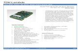 Asceta™ iQL Series DC/DC Power Modules 24V Input, 5V / 40A /200W Output Quarter Brick · 2021. 1. 6. · Data Sheet: AscetaTM iQL Series –Single Output Quarter Brick ©2001-2014
