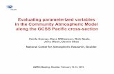 Evaluating parameterized variables in the Community ......Cécile Hannay, Dave Williamson, Rich Neale, Jerry Olson, Dennis Shea National Center for Atmospheric Research, Boulder AMWG