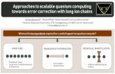 Approaches to scalable quantum computing towards error … · 2020. 10. 30. · SCALABLE ION TRAPS: DESIGN TRAP DESIGN JUNCTION OPTIMISATION TRANSPORT • 5 silica glass wafers •