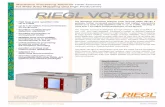 Waveform Processing Airborne Laser Scanner RIEGL VQ-780 II · 2020. 8. 26. · RIEGL VQ®-780 II Productivity RIEGL VQ®-780 II Dense Scan Pattern and Wide Effective Swath Width The