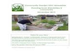 Community Garden 3231 Newsletter Growing food, friendships ...aireyscommunitygarden.weebly.com/uploads/2/4/5/8/24583476/cg32… · Growing food, friendships & community November 2019
