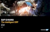 SAP S/4HANA The Intelligent ERP · 2019. 5. 16. · SAP S/4HANA Finance 1503 Add-Ons U-GL HANA LIVE CRM SCM SRM HANA SAP S/4HANA 1709 + 1809* U GL BP ML EWM PPDS aATP SER & SFA* TM