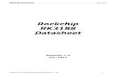 Rockchip RK3188 Datasheetrockchip.fr/RK3188 datasheet V1.4.pdf · 2018. 10. 21. · RK3188 supports almost full-format video decoder by 1080p@60fps, also support H.264/MVC/VP8 encoder