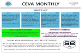 CEVA MONTHLY · 2020. 11. 16. · CEVA MONTHLY NOVEMBER 2020 D/I RESOURCES CEVA maintains an extensive list of educational resources, training modules, and documents on our website.