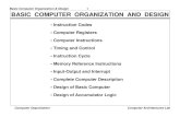 BASIC COMPUTER ORGANIZATION AND DESIGNuietkanpur.com/Online_Course/AK_CSE4.pdf · Basic Computer Organization & Design 3 Computer Organization Computer Architectures Lab THE BASIC