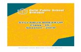 DELHI PUBLIC SCHOOL SRINAGAR 1media.dpssrinagar.com/v2/media/2018/03/10th-Syllabus-Breakup-1.pdf · 3/10/2018  · Novel: Chapter 1-4 MCB- Health 0 22 ... 1ST WEEK Pre board Examinations