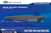  · FHD SURVEILLANCE NVR9700SERlES NVR 9700 SERIES FHD SURVEILLANCE NETWORK VIDEO RECORDER CCTV SURVEILLANCE Network Video Recorder Specification HP-9708H1 Standard H.265, H.264 Model