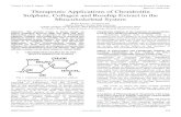 Therapeutic Applications of Chondroitin Sulphate, Collagen and … · 2020. 9. 1. · Glucosamine Effect, chondroitin, or both associated with joint pain and on the radiological progression