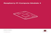 Raspberry Pi Compute Module 464-bit SoC @ 1.5GHz Memory:1GB, 2GB, 4GB or 8GB LPDDR4 (depending on variant) Connectivity: • Optional wireless LAN, 2.4GHz and 5.0GHz IEEE 802.11b/g/n/ac
