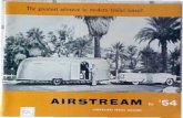 AIRSTR - RV Roundtable Your RV Lifestyle Resource Center · 2015. 4. 3. · COLORAMA IIlTERlllR$ Airstream inooriOl"ll are tasoofully styled by Roger Kennedy, noted Hollywood de signer.