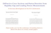 Diffractive Cross Sections and Parton Densities from ......Diffractive Cross Sections and Parton Densities from Rapidity Gap and Leading Proton Measurements P.Newman (Birmingham) for