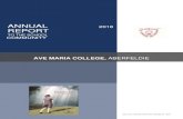 AVE MARIA COLLEGE, ABERFELDIE...Ave Maria College was responsible in 2018 to an enrolment of 823 students, staff, parents, local Catholic communities, the Archbishop and to both the