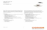 OSLON SSL 80 Datasheet Version 1.0 GY CS8PM1 · 2019. 10. 13. · 2016-11-07 2 Version 1.0 GY CS8PM1.23 Ordering Information Bestellinformation Type: Luminous Flux 1) page 21 Ordering