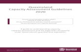Queensland Capacity Assessment Guidelines€¦ · Page 4 QUEENSLAND CAPACITY ASSESSMENT GUIDELINES SECTION 1: Introduction In these guidelines, ‘capacity’ is a legal term. Capacity