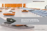 Sustainability Report FY2018 · 2020. 7. 9. · Employee development and training 20 Employee engagement 22 Energy use (products ... involved and the fact that we are delivering FLEET