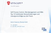 SAP Process Control, Risk Management und ORM: Top 10 ...2014/11/07  · Neue UI-Funktionen in GRC10.1 – Entry Page. Launchpad – Gestaltung (LPD_CUST); Best Practice – Ansatz