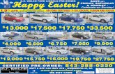 Happy Easter! o.c. welch ford lincoln pre-owned Save on fridaY, … · 2016. 5. 27. · 2014 ford fuSion S • only 11k MileS ª 1 owner local trade $17,750 2013 ford eScape S •