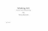 Form and Meaning by Terry Barremelacy/pages/2D_Design/02...2012/02/02  · Terry Barre pp. 44‐49 Point A dot or small, circular shape is called a point. It is the simplest of elements,