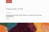 Eloqua Integrating CX Sales with Oracle...Oracle CX Integrating CX Sales with Oracle Eloqua Contents Preface i 1 About this Guide 1 Audience and Scope ..... 1