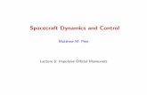 Spacecraft Dynamics and Controlcontrol.asu.edu/Classes/MAE462/462Lecture08.pdfThe Hohmann transfer is the energy-optimal two burn maneuver between any two coaxial elliptic orbits.