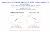 Dynamics of wind stress response to ocean mesoscale ......Linear Rossby adjustment problem with background advection and mixing in response to vertical mixing mechanism and pressure