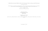 Multifunctional Materials for Energy Harvesting and Sensing...iv Multifunctional Materials for Energy Harvesting and Sensing Prashant Kumar GENERAL AUDIENCE ABSTRACT This dissertation